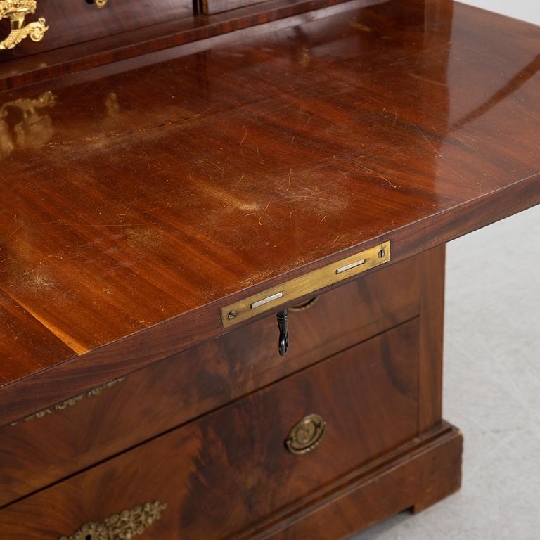 A Swedish Empire secretaire by J. Öman, master 1815-1833.