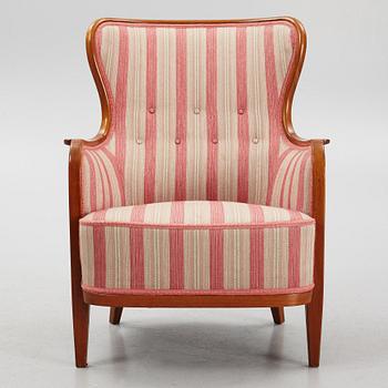 A Swedish Modern armchair, mid-20th Century.