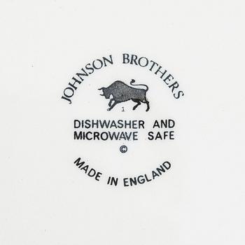 Johnson Bros, ruoka-astiasto "Heritage", 47 osaa, kivitavaraa. Englanti.