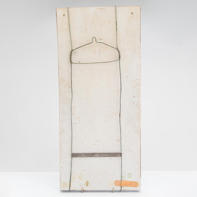 Annikki Hovisaari, relief, stengods, signerad A. Hovisaari Arabia.