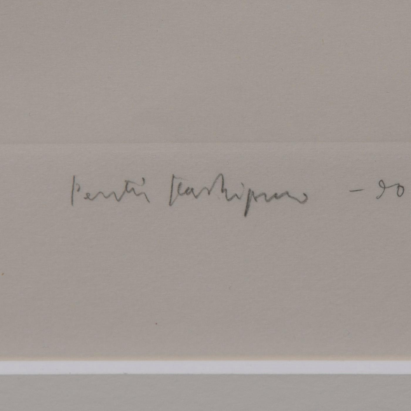 PENTTI KASKIPURO, etsning, signerad, daterad -90 och numrerad 49/75.