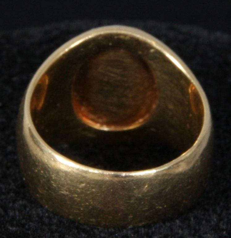 RING, 18K guld, ostämplad.