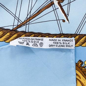 Hermès, scarf, "Marine et Cavalerie".
