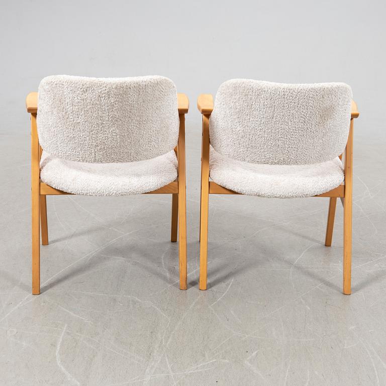 Armchairs, a pair, second half of the 20th century.