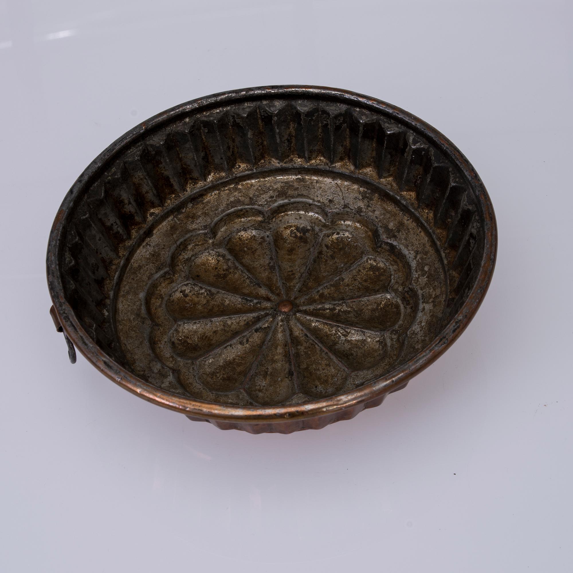 FORMAR, 3 st, koppar, 1800-tal.