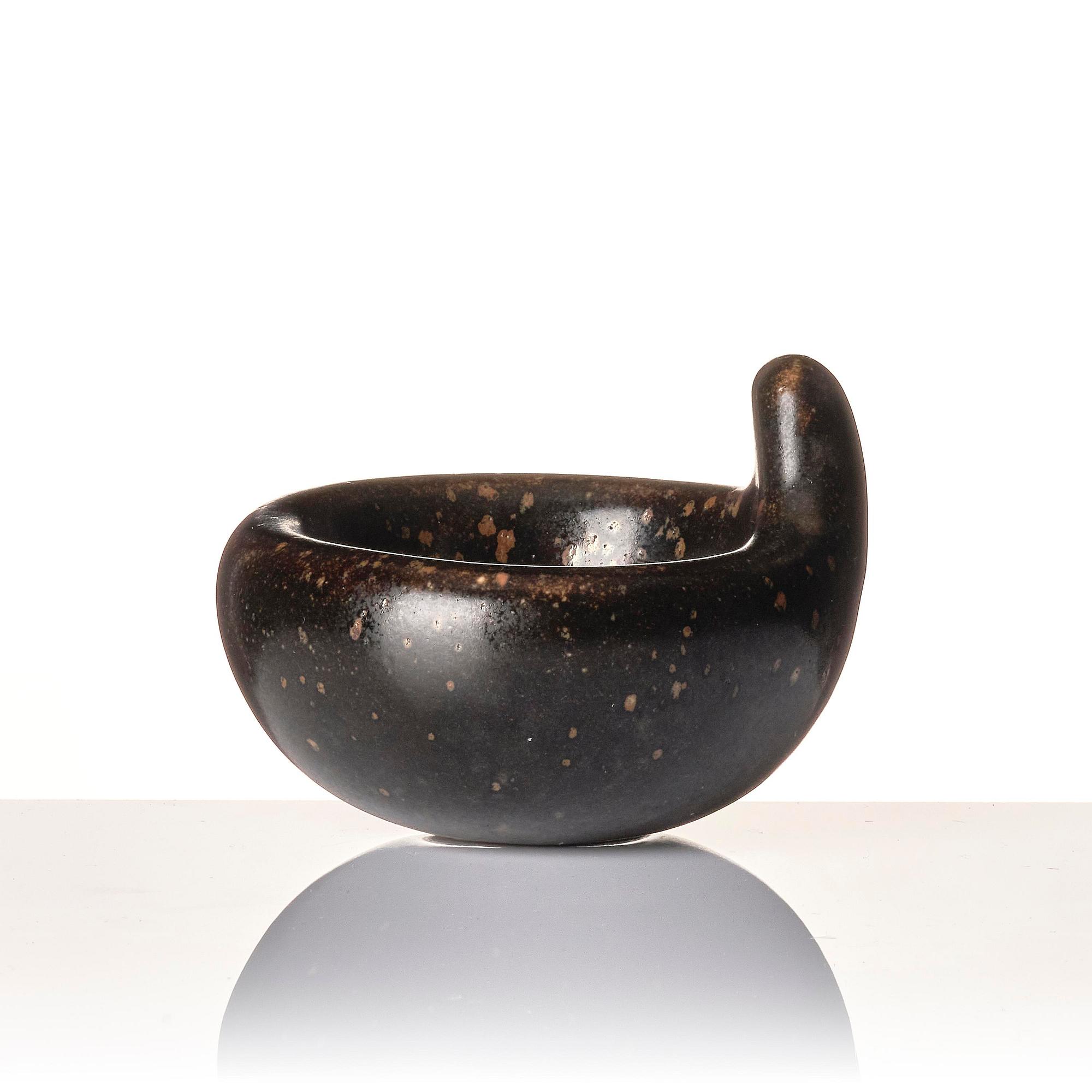 Alev Ebüzziya Siesbye, skål, unik, stengods, Royal Copenhagen, Danmark, 1960-tal.