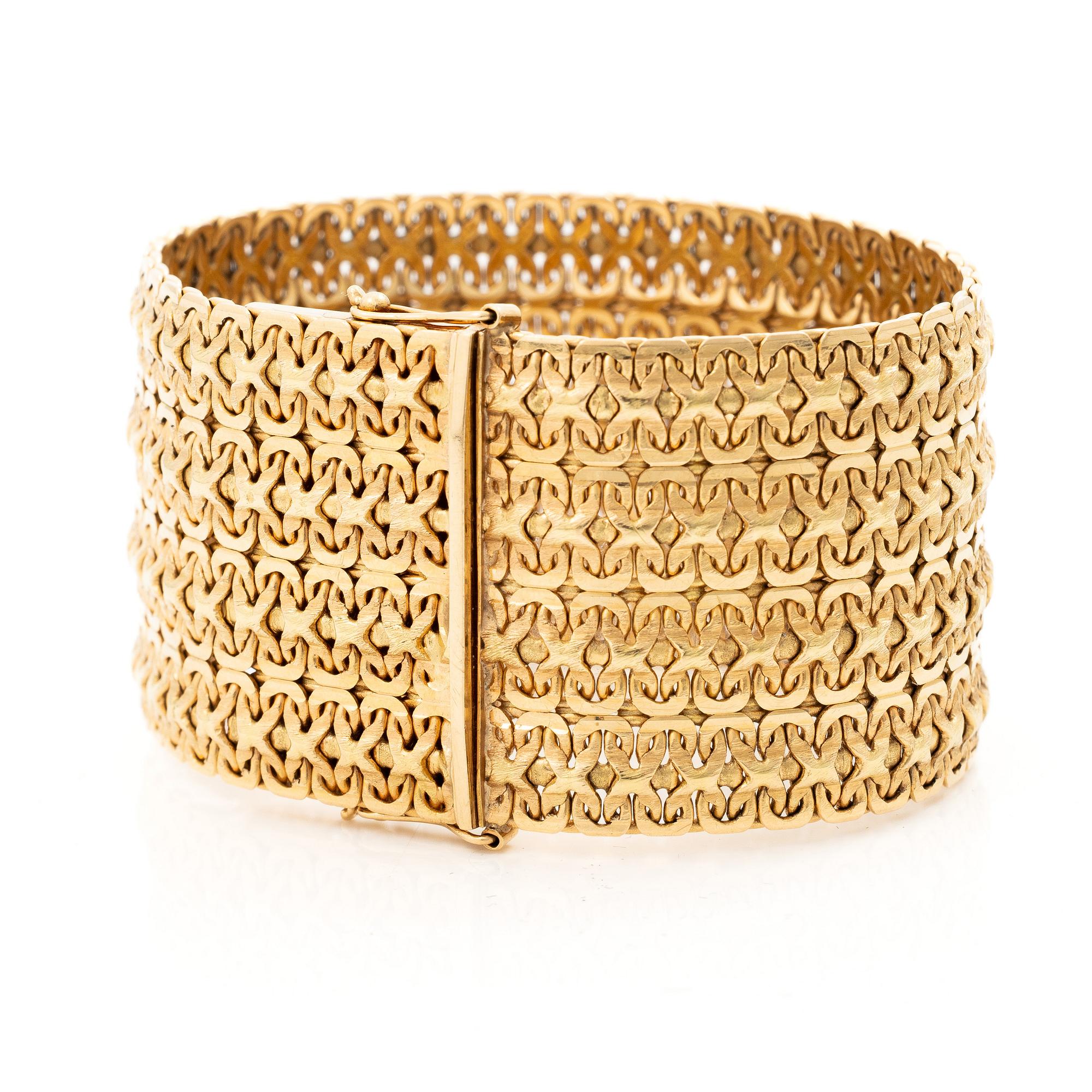 Armband, 18K guld.