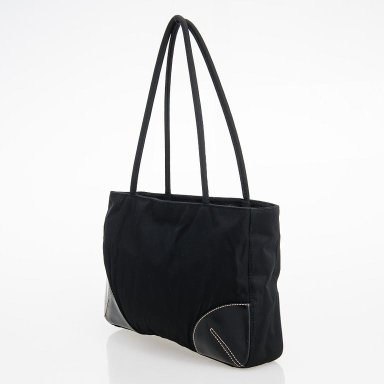 Prada, a nylon handbag.