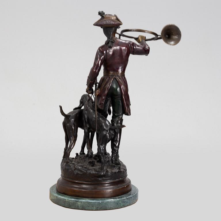 Hippolyte Moreau & Prosper Lecourtier, after. Sculpture, bronze.