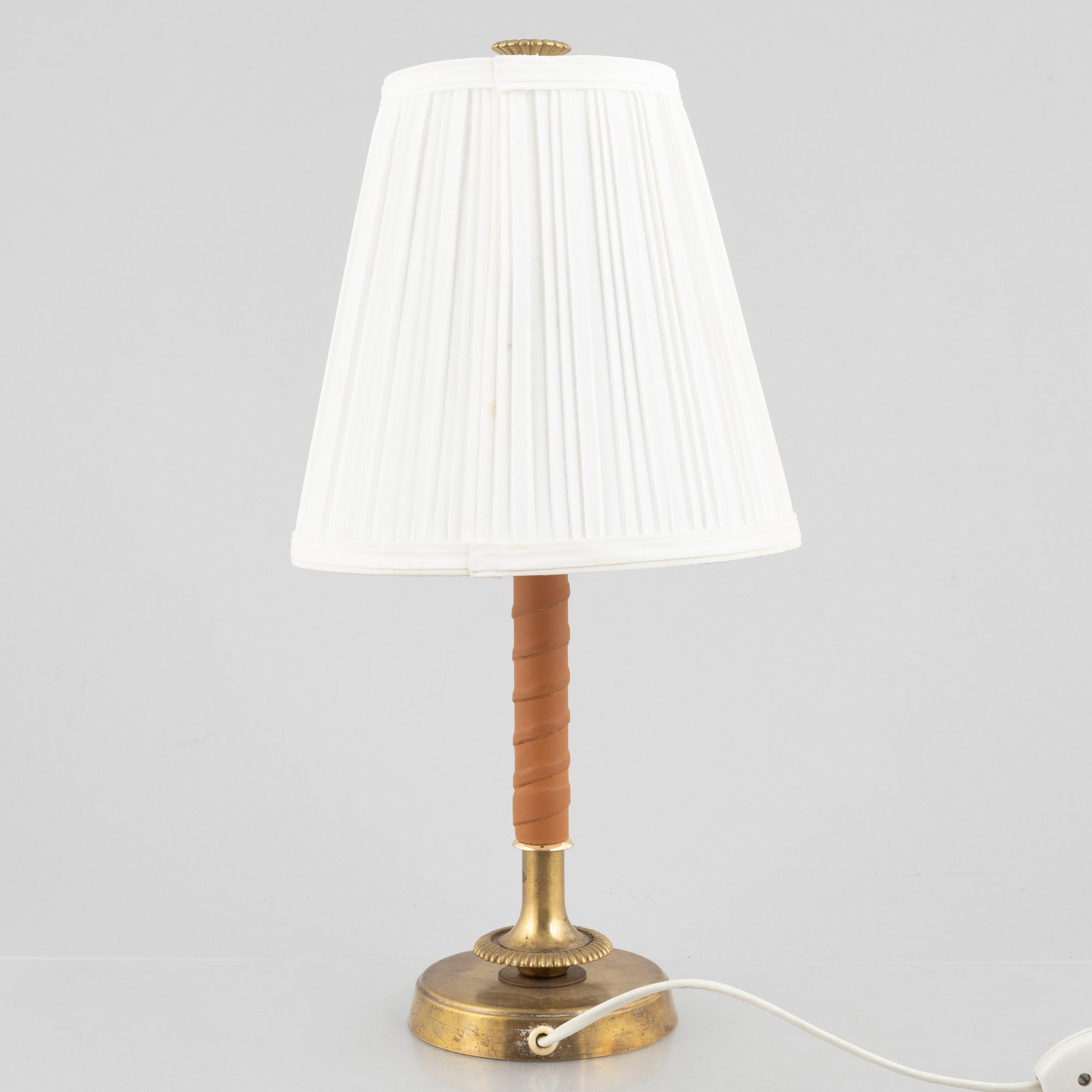 A Swedish Modern table lamp, first half of the 20th century.