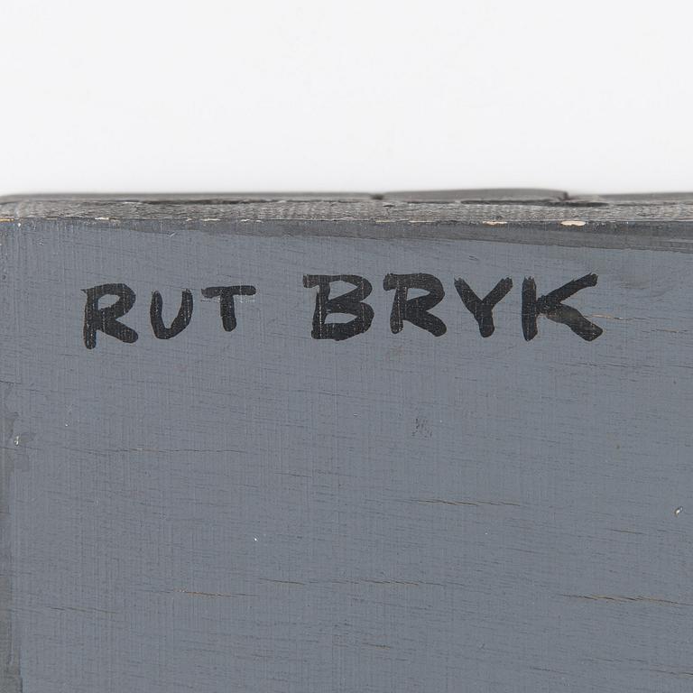 Rut Bryk, relief, signed a tergo.