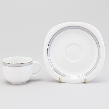 A 52-piece set of "Suomi"  tableware designed by Timo Saarpaneva 1976, for Rosenthal Studio-line.