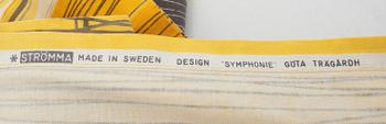 Göta Trådgårdh, Curtains, a pair, "Symphony", Strömma, mid-20th century.