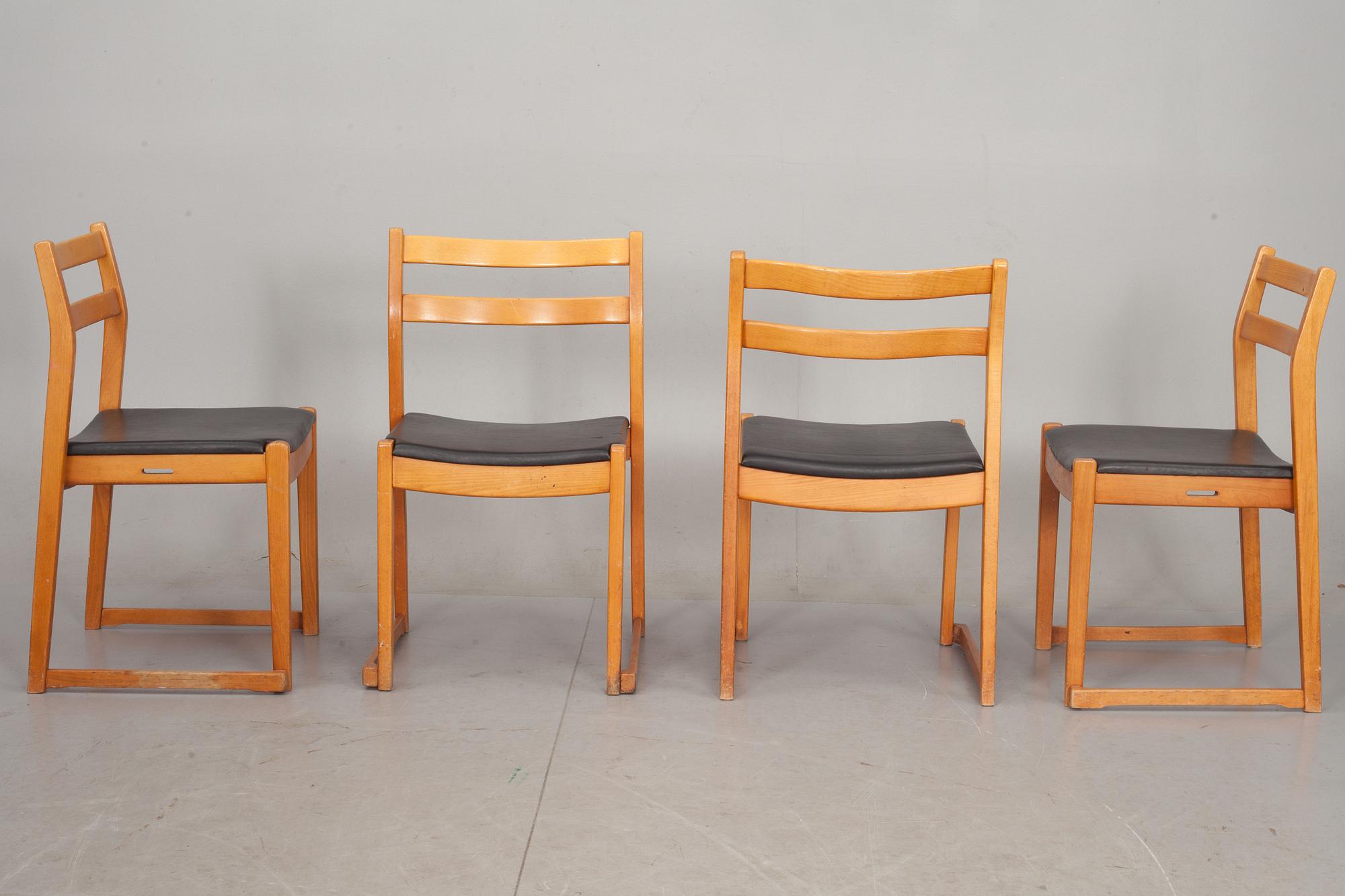 STOLAR, 12 st. Carl-Evert Ekström för Albin Johansson och söner, Hyssna AB. 1900-talets andra hälft.