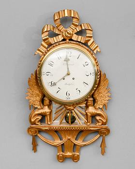 VÄGGPENDYL, gustaviansk stil, 1900-talets första hälft.