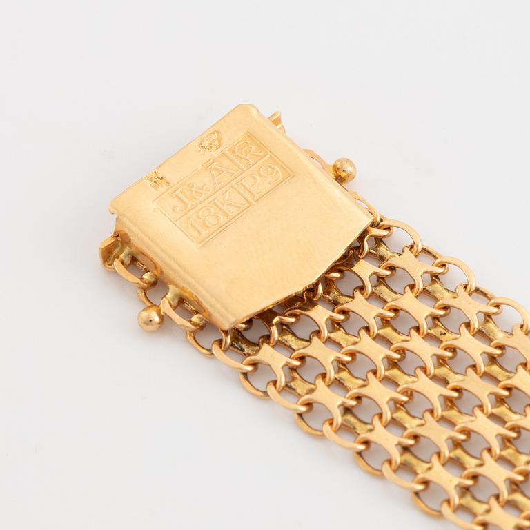 Bracelet, 18K gold, x-link.
