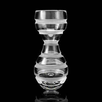 GUNNEL SAHLIN, a glass vase from Kosta Boda.