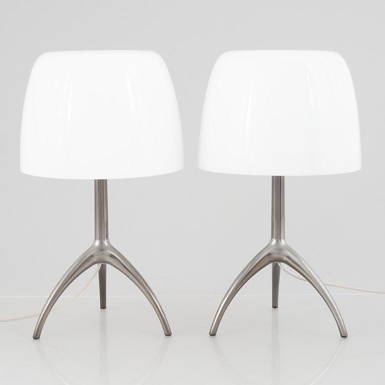 Rodolfo Dordoni, a pair of "Lumiere Grande", Foscarini, Italy.
