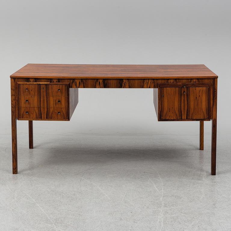 ERIK WÖRTZ, a rosewood veneered desk, IKEA, 1960's.