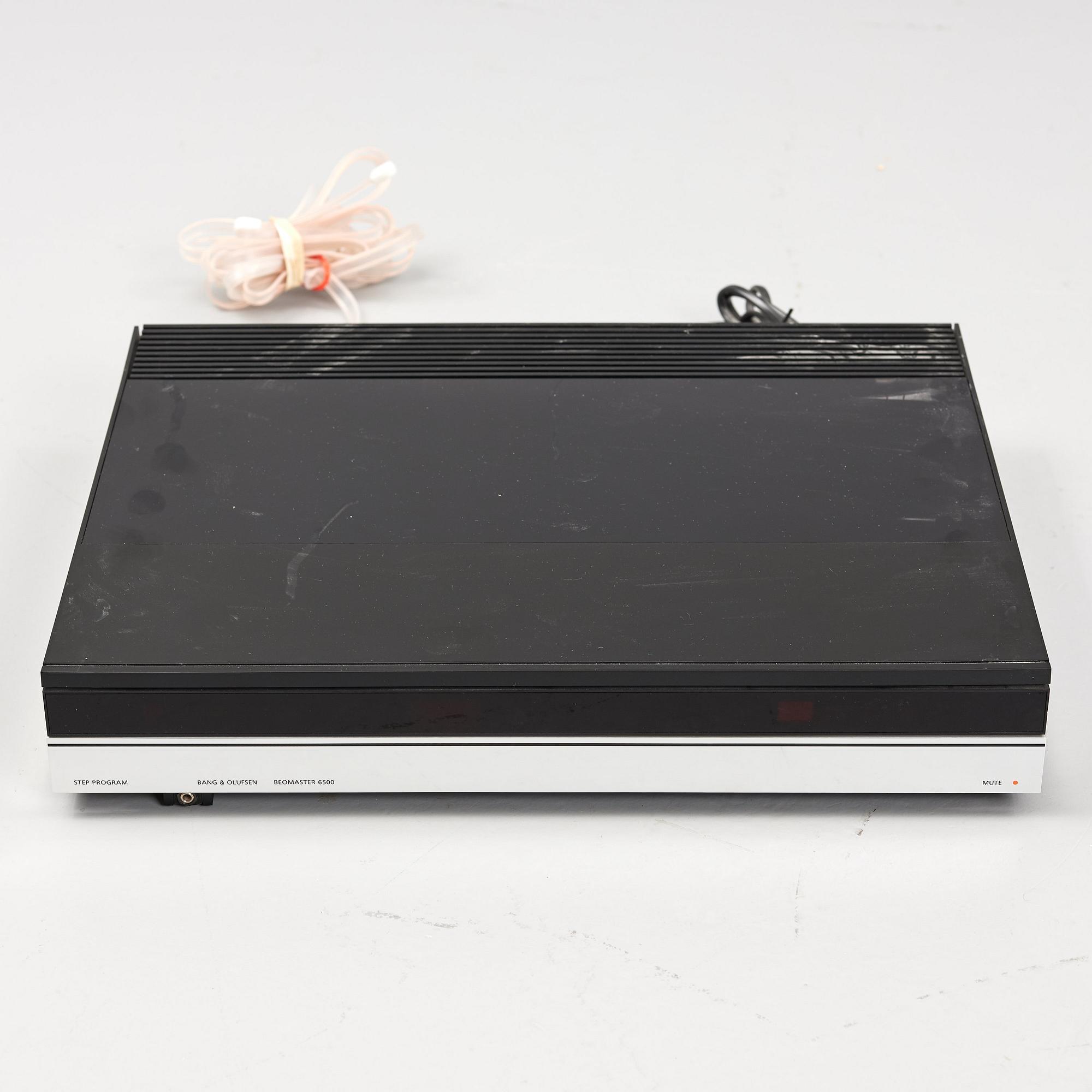Jacob Jensen / Bang & Olufsen, Beomaster 6500, stereo, Danmark 1980-90-tal.