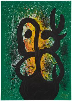 957. Joan Miró, "Femme avec une Colombe".