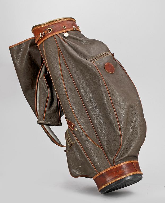 GOLFBAG, Mulberry, vintage, 1980/90-tal.