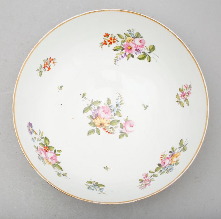 SKÅL, porslin, sannnolikt Frankrike, 1800-/1900-tal.