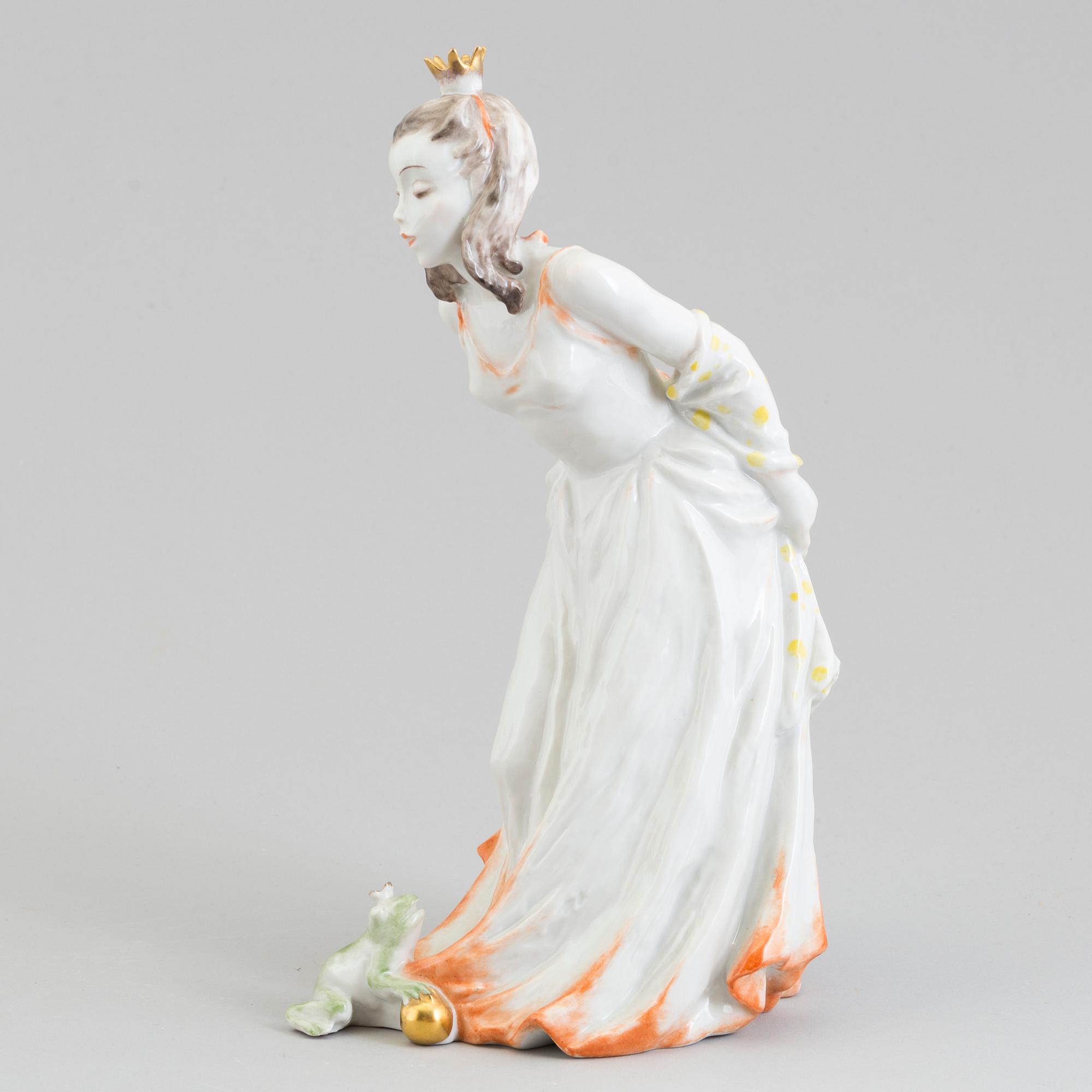 A Rosenthal figure of the 'Frog Queen', Germany, 1948.