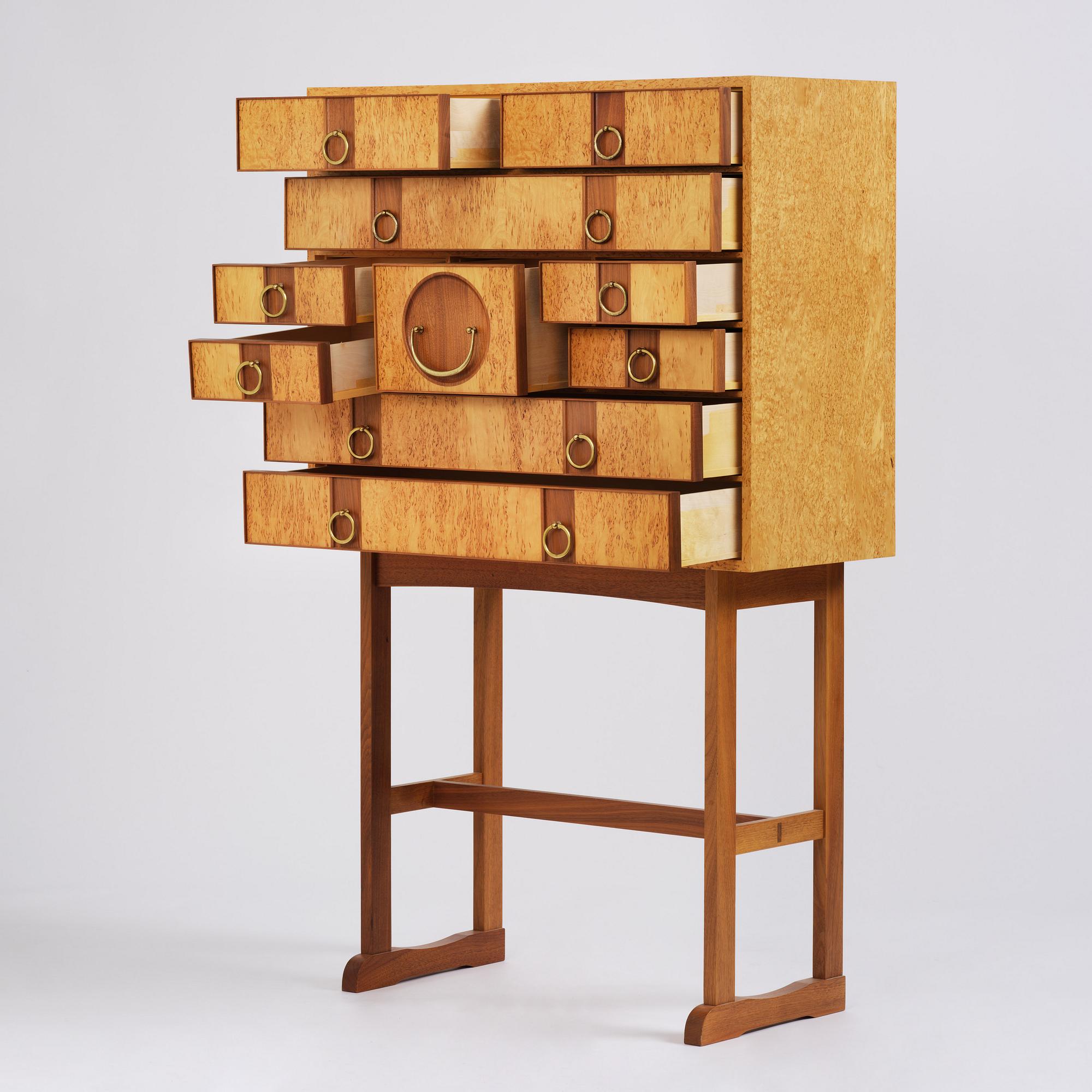 Josef Frank, a model B 2215 cabinet, Svenskt Tenn, post 1985.