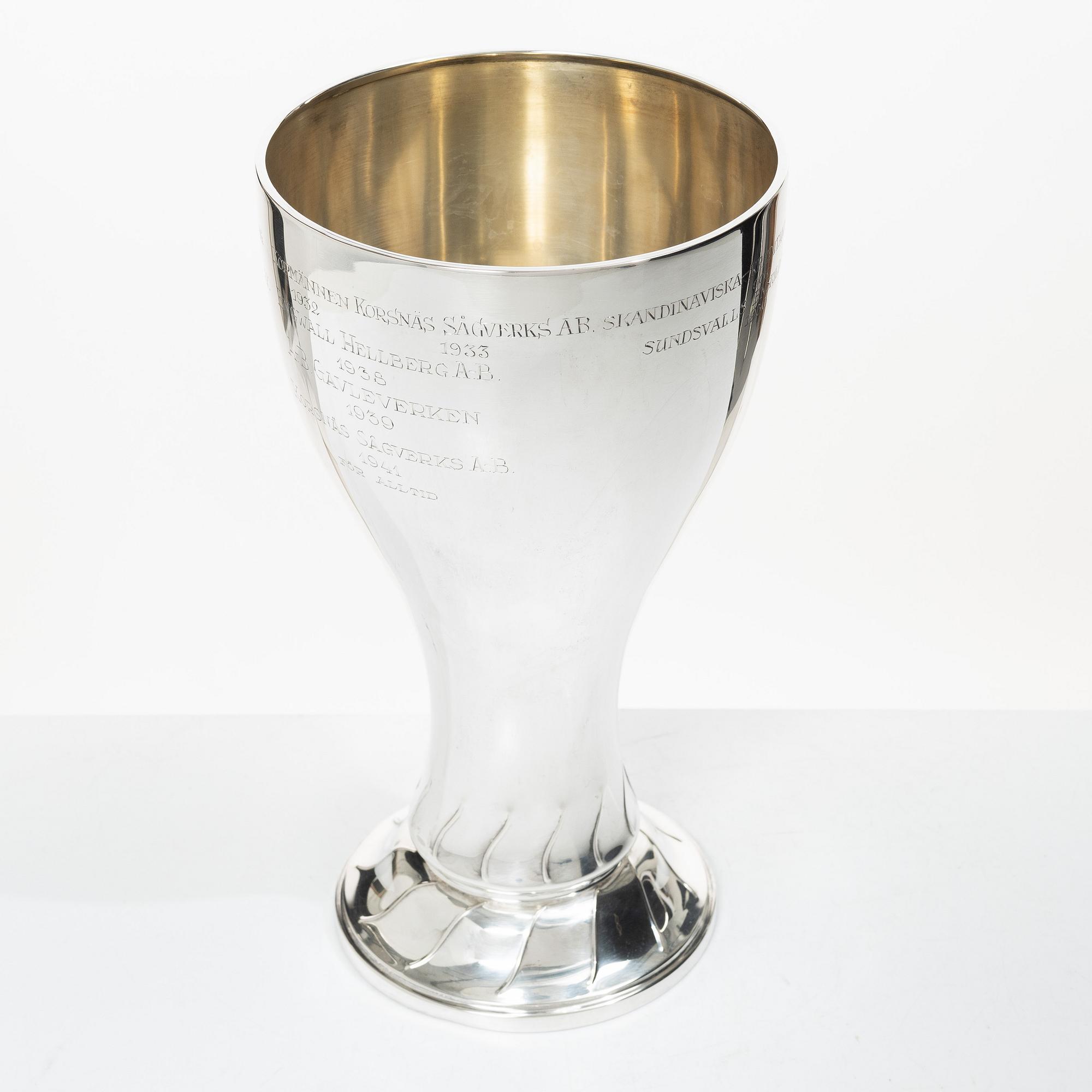 Guldsmedsaktiebolaget (GAB), A Swedish silver beaker, Stockholm 1922.