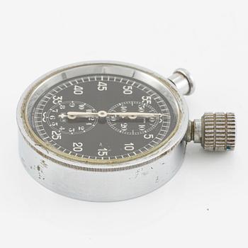 Heuer, Autavia, stopwatch/panel clock, 54 mm.