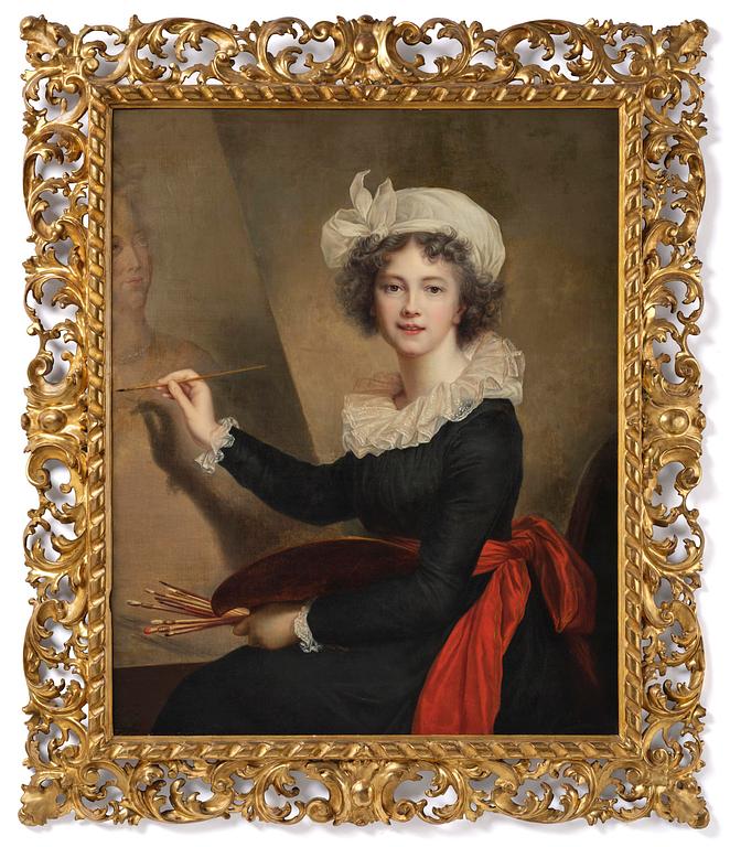 Elisabeth Vigée-Lebrun, kopia efter, Självporträtt.