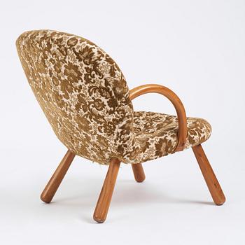 Swedish Modern, "Clam chair",  möjligen  Erik Eks Snickerifabrik, sannolikt 1950-tal.