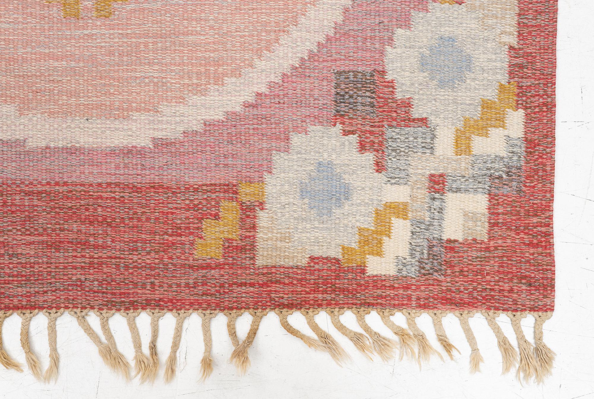 Ingegerd Silow, a flat weave rug, 200 x 140.