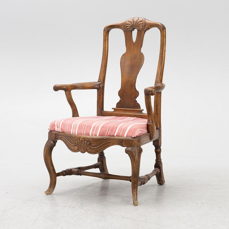 Karmstol, Rokoko, 1700-talets mitt.