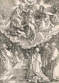 344. Albrecht Dürer, Five prints from: "The life of the Virgin".