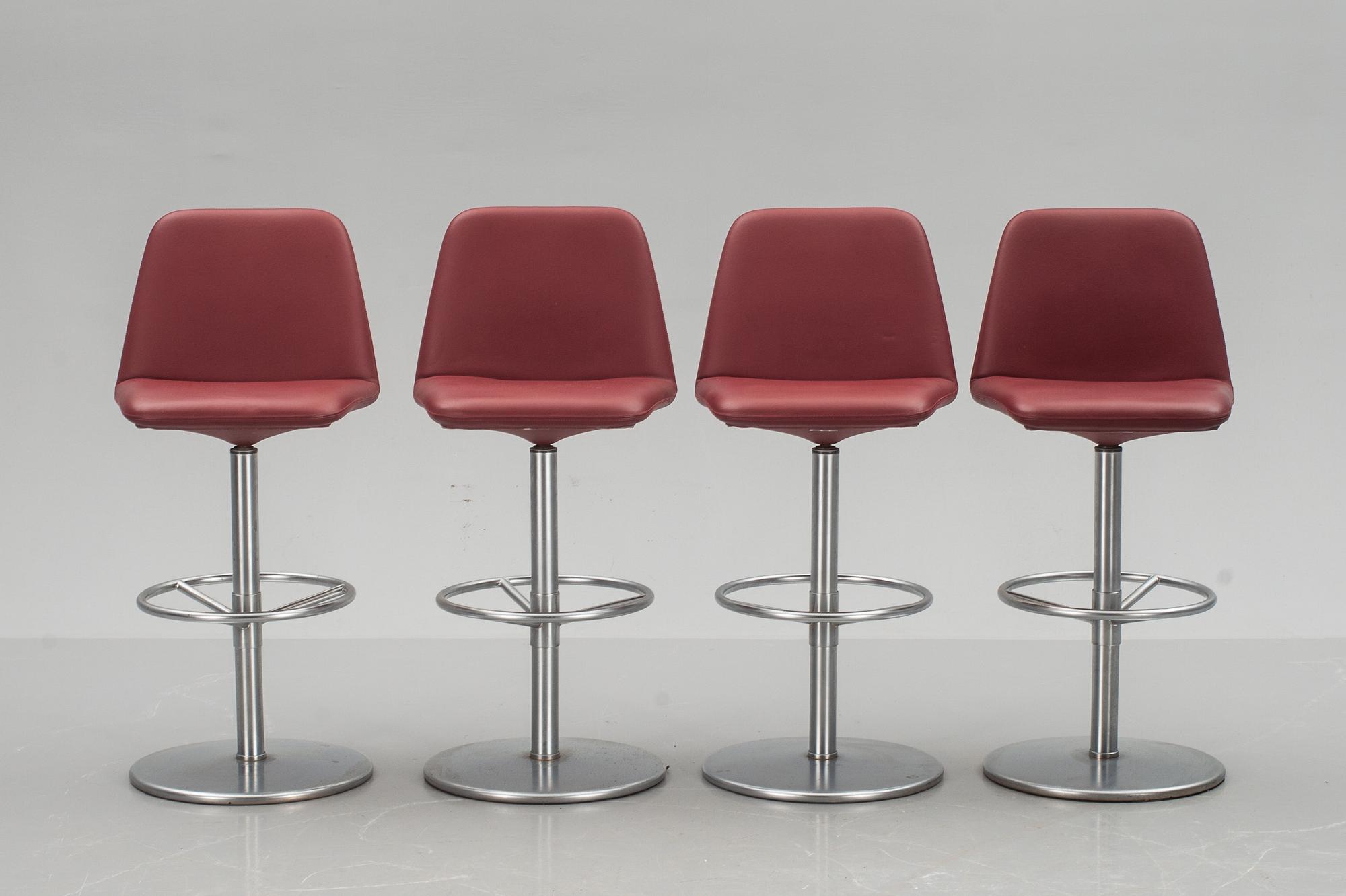 BARSTOLAR, 4 st. Johanson design.