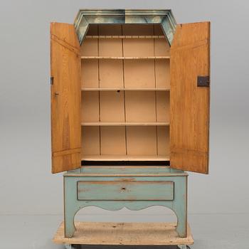 DUBBELSKÅP, allmoge, Jämtland. Daterad 1830.