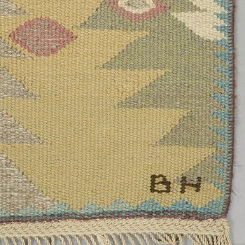 Barbro Nilsson, A CARPET. "Tånga, ljus". Tapestry weave. 304,5 x 204,5 cm. Signed AB MMF BN.