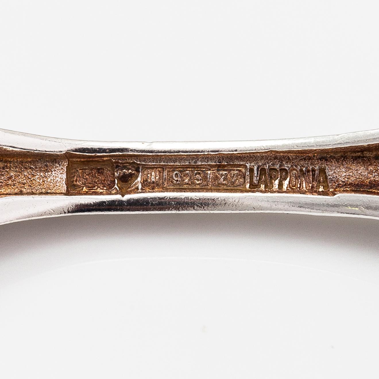 Björn Weckström, Armband "Armilla", sterlingsilver. Lapponia 1977.