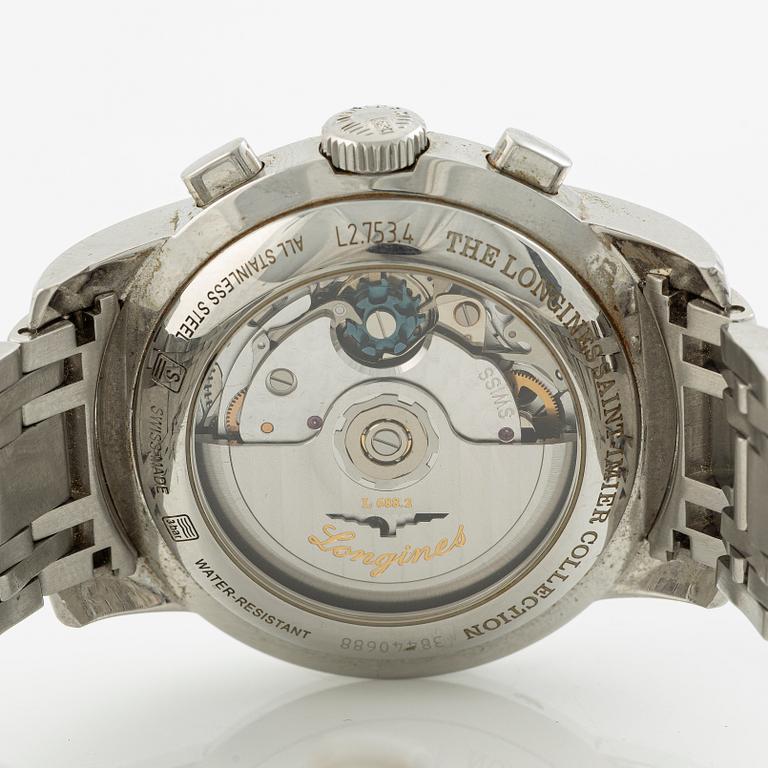 Longines, Saint-Imier, wristwatch, chronograph, 39 mm.