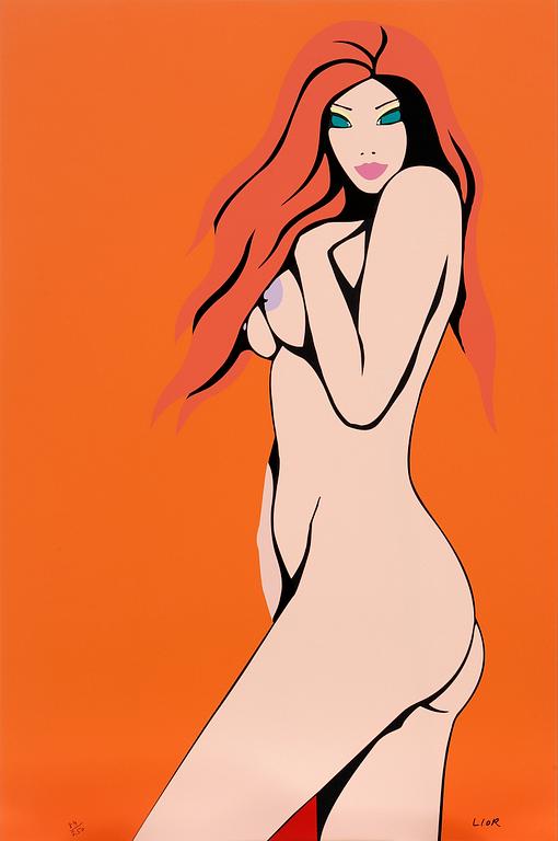 LIOR RON, mapp med 4 serigrafier "LIOR 4", signerad och numrerad 84/250.