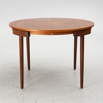 Hans Olsen, a dining table and four chairs, Frem Røjle, Denmark, 1950's.