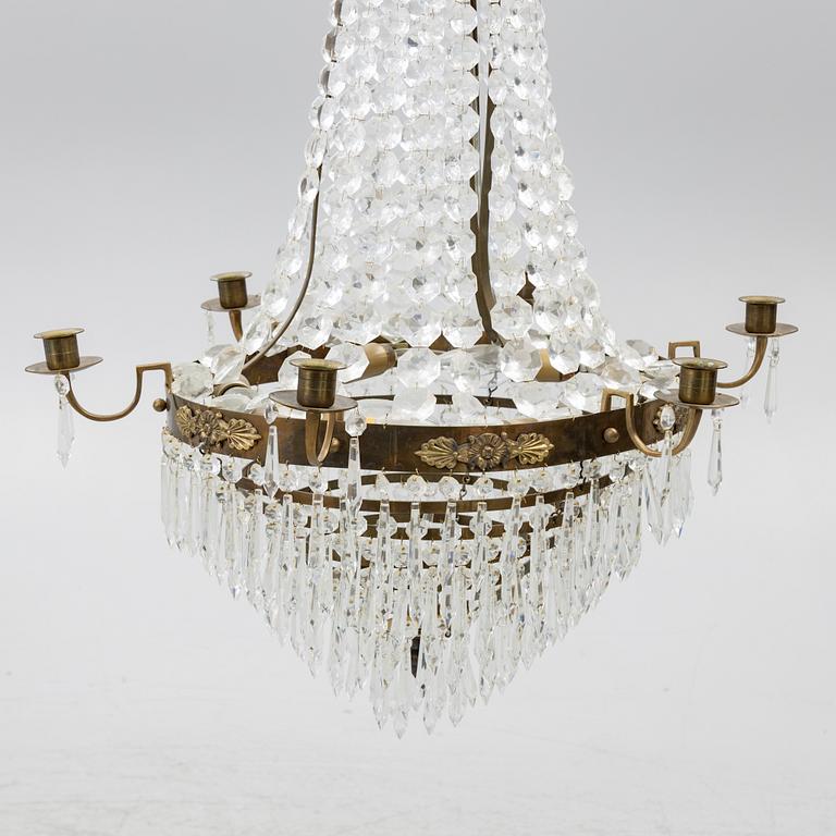 Chandelier, Empire style, early 20th century.