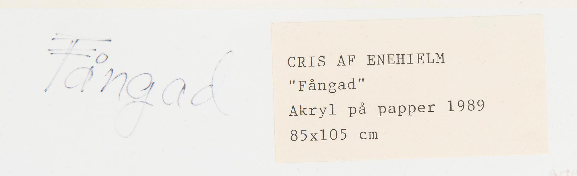 Cris af Enehielm, "Fångad".