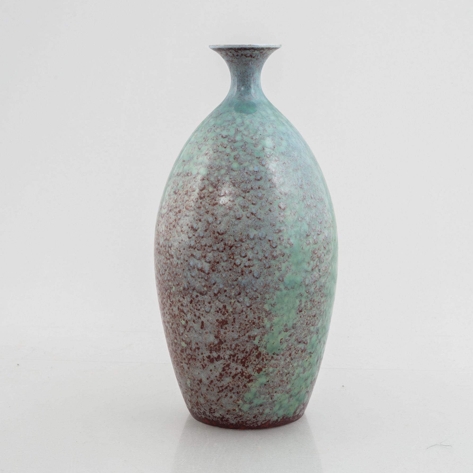 Sven Wejsfelt, a unique stoneware vase, Gustavsbergs Studio 1987.
