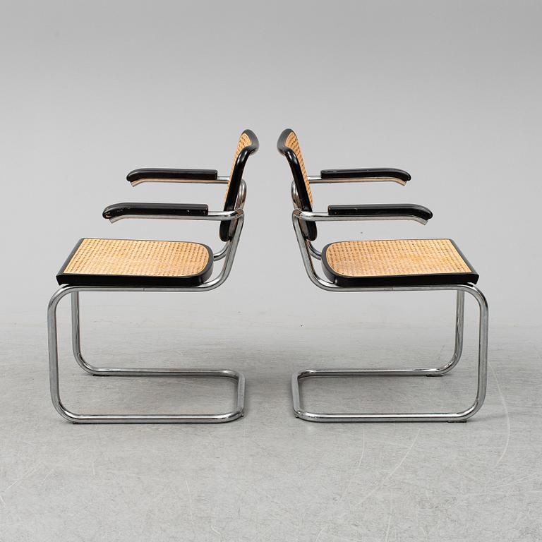 KARMSTOLAR, 6 st, Thonet, sent 1900-tal.