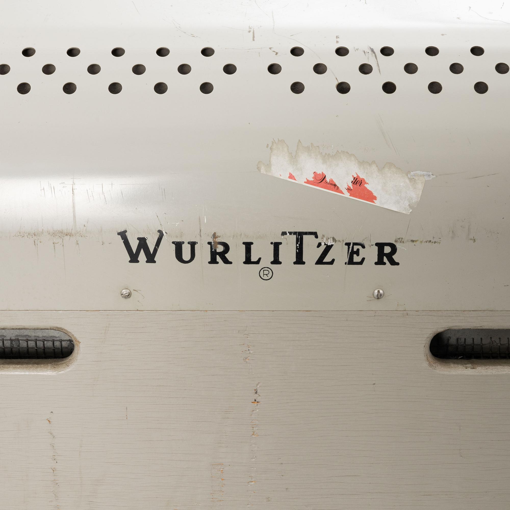 Jukebox, Wurlitzer modell 2100,  Rudolph Wurlitzer Company, North Tonawanda, New York, USA, 1957.