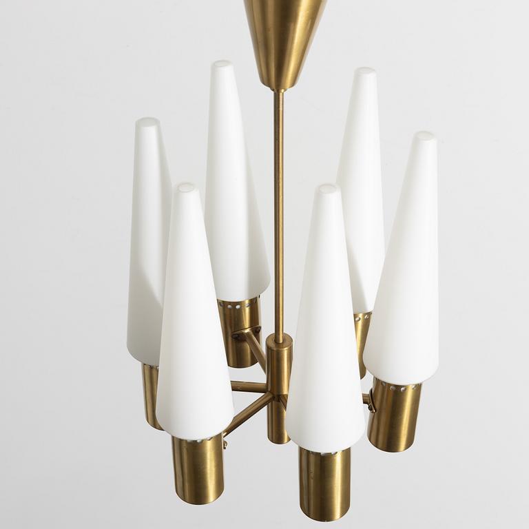 Hans-Agne Jakobsson, ceiling lamp, Hans-Agne Jakobsson AB, Markaryd, 1950s.