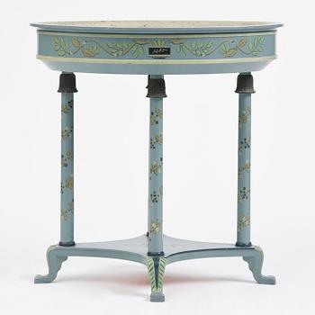 Carl Malmsten, a Swedish Grace flower table, cabinetmaker Albin Johansson, Stockholm, for Villa Kvikkjokk, 1927.